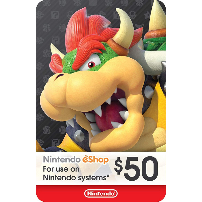 $50 Nintendo eShop Gift Card [Digital Code] - US Eshop